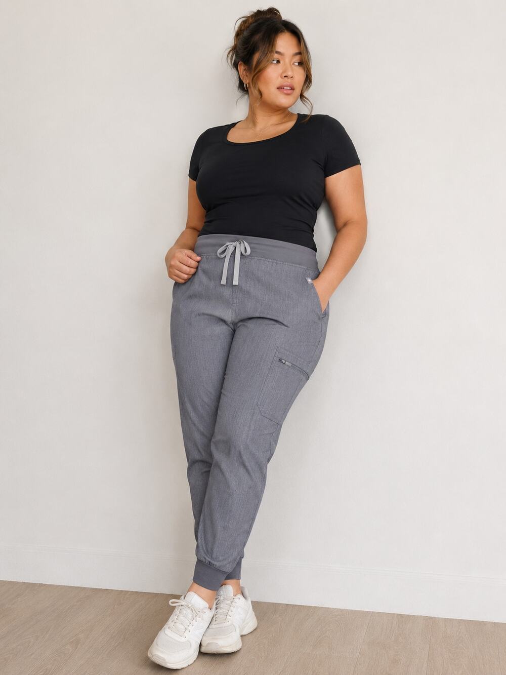 FIGS Technical Collection XXL Gray Slim Jogger Scrub Pants Cargo Medical